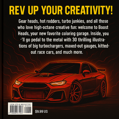 Boost Heads Coloring Book