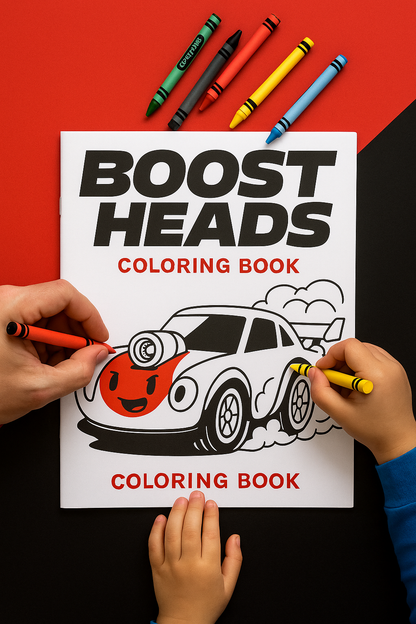 Boost Heads Coloring Book