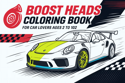 Boost Heads Coloring Book