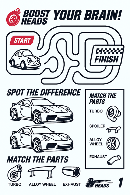 Boost Heads Coloring Book