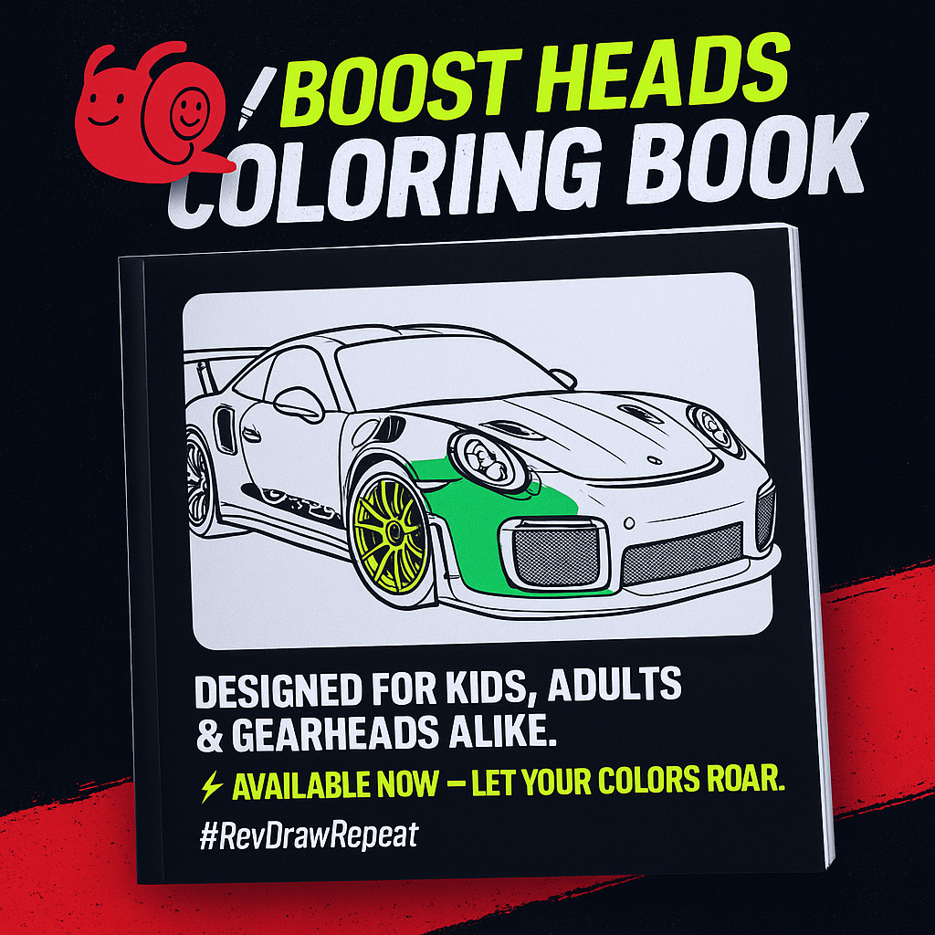 Boost Heads Coloring Book