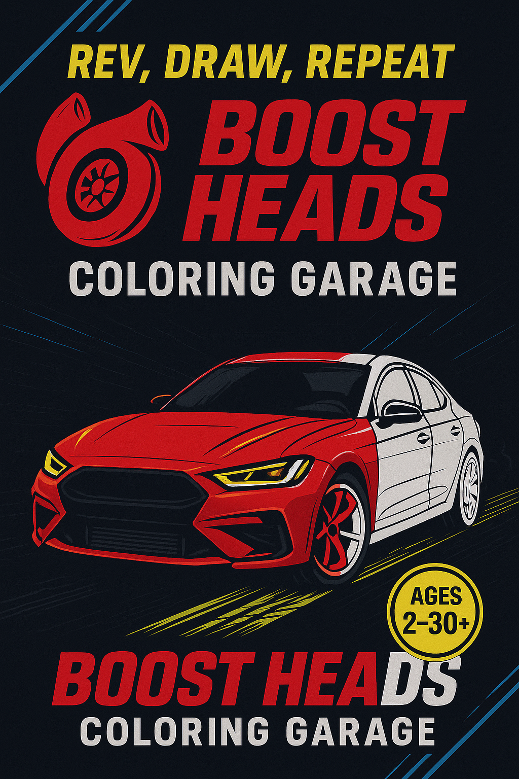 Boost Heads Coloring Book